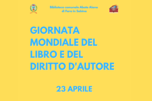 Giornata mondiale del libro e del diritto d'autore