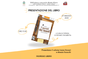 Presentazione del libro "I racconti del lunedì"