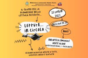 Terzo incontro "Lettura... in circolo"